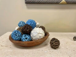 Mixed Texture Orbs Carton Large 15pc Blue -Christmas Decoration 62332 5 92879.1675718622