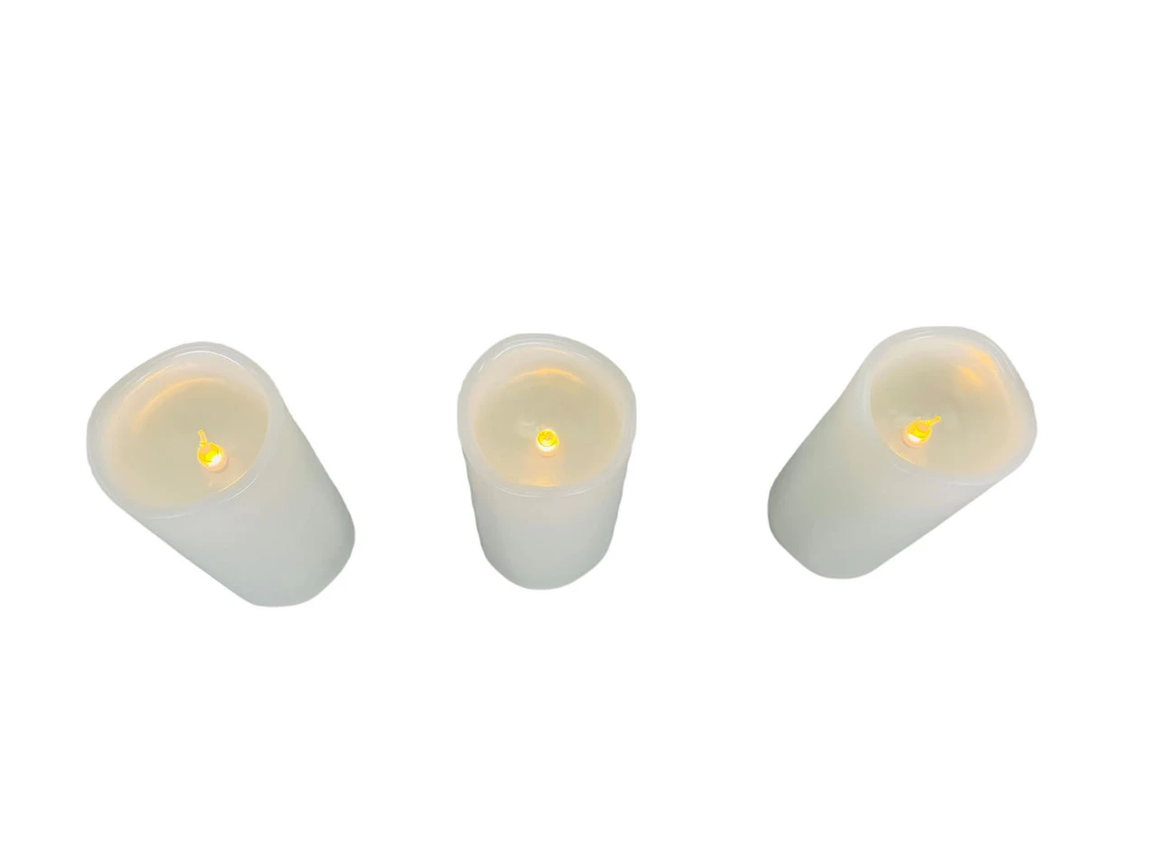 Flameless LED Candles With 6 Hour Timer Indoor/Outdoor 3PC Set 5 Flameless LED Candles With 6 Hour Timer Indoor/Outdoor 3PC Set - Image 3