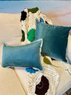 Indoor Velvet Flange Teal Rectangular Throw Pillow 9 Indoor Velvet Flange Teal Rectangular Throw Pillow -Christmas Decoration 697604BPP 3 31212.1696535992