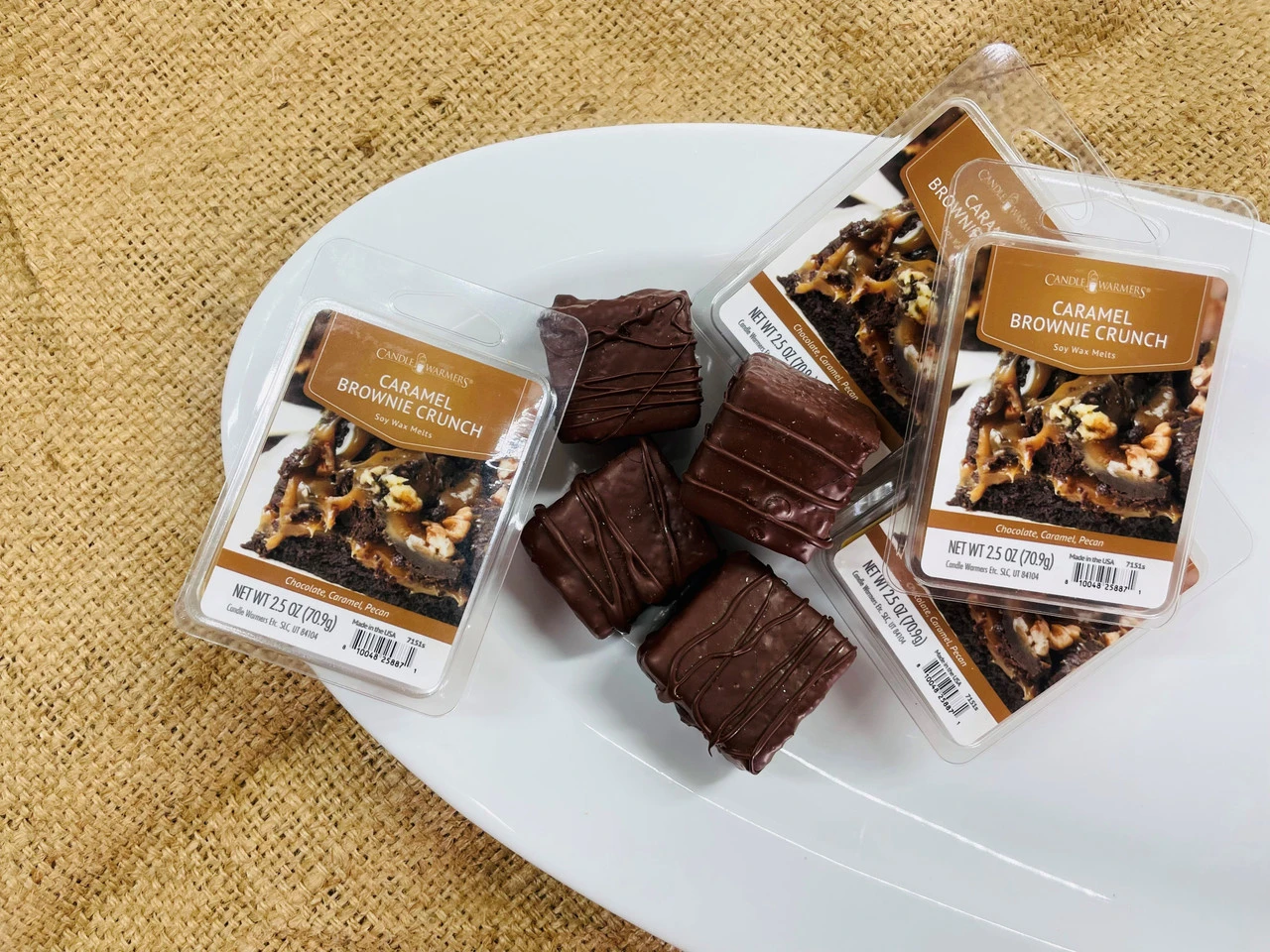 Candle Warmers Soy Wax Melts Caramel Brownie Crunch Set Of 4 6 Candle Warmers Soy Wax Melts Caramel Brownie Crunch Set Of 4 - Image 4
