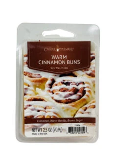 Candle Warmers Soy Wax Melts Warm Cinnamon Buns Set Of 4