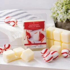 Fragrance Wax Melts By Candle Warmers Etc., Various Fragrance Options -Christmas Decoration 7693s PeppermintVanSwirl Lifestyle 46357.1654107243.1280.1280 536x536 1