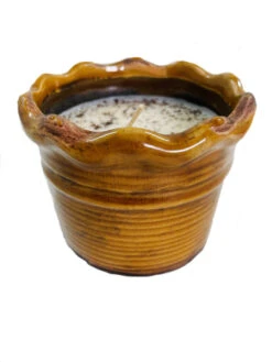 Swan Creek Ruffle Pot Cafe Au Lait