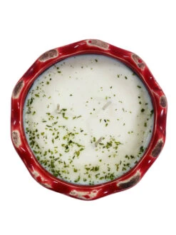 Swan Creek Ruffle Bowl Citrus & Sage -Christmas Decoration 88605 2 on White 72233.1676925693