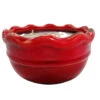 Swan Creek Ruffle Bowl Citrus & Sage -Christmas Decoration 88605 3 on White 26462.1678898164