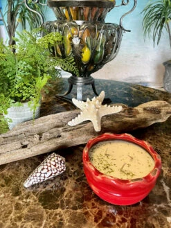 Swan Creek Ruffle Bowl Citrus & Sage -Christmas Decoration 88605 Lifestyle 1 00958.1676925694