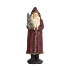 Santa Clause Figure, Vintage Red, 17" -Christmas Decoration 9054 13410