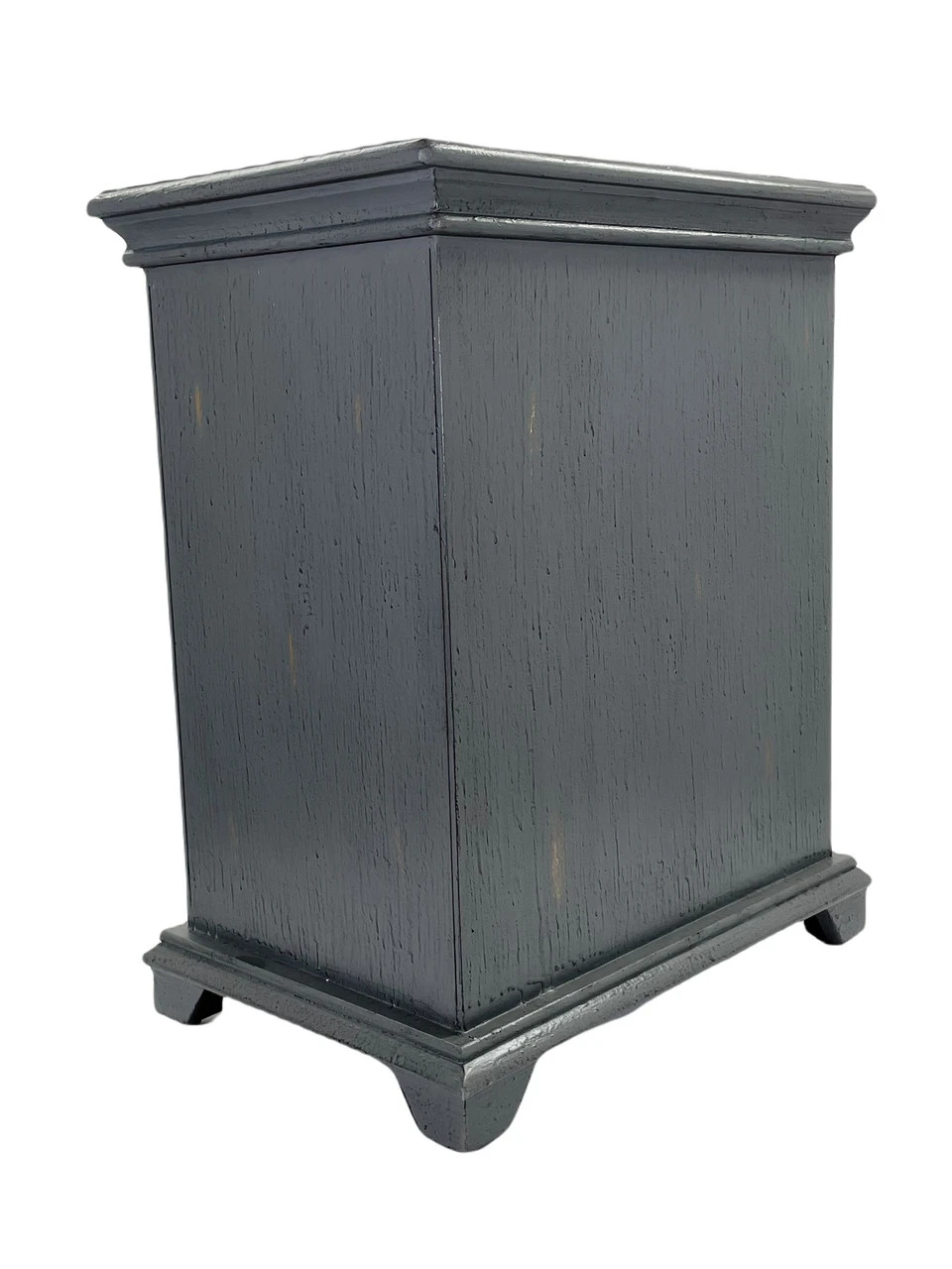 Chairside Storage Table Distressed Gray 5 Chairside Storage Table Distressed Gray - Image 3