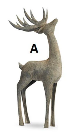 Galvanized Deer, 2 Style Options (Pick Up Only) -Christmas Decoration A 4a8d6bb7 51f5 46ea a232 9517aee405d7