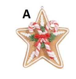 Christmas Holiday Gingerbread Ornament, 4 Style Options -Christmas Decoration A 7036699d 20d2 4075 8670 df6ce8da170a