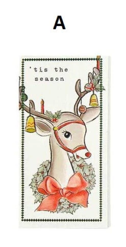 Christmas Paper Guest Towel Pack Set, 4 Style Options By Mud Pie -Christmas Decoration A ddb012c5 8f8b 469c bef9 852cfd44ef99