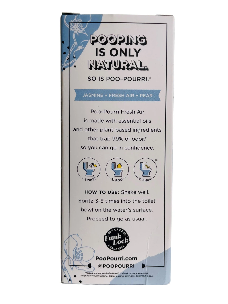 Poo-Pourri Before You Go Toilet Spray Fresh Air 2oz Bottle 6 Poo-Pourri Before You Go Toilet Spray Fresh Air 2oz Bottle - Image 4