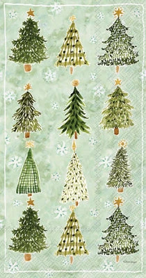 Christmas Tree Paper Guest Towel Napkin Pack