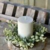 Bountiful Blooms Candle Ring, Cream, 12" -Christmas Decoration BR42161