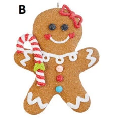 Gingerbread Man Ornament, 3 Style Options -Christmas Decoration B 45b14b7c 3ce7 40ef b43d 9f7b7f4ffc08