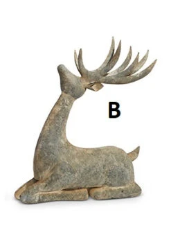 Galvanized Deer, 2 Style Options (Pick Up Only) -Christmas Decoration B 6ade06d9 df6e 4b41 a9a0 7d204be97985