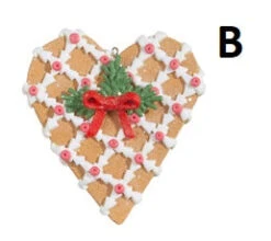 Christmas Holiday Gingerbread Ornament, 4 Style Options -Christmas Decoration B c0b84d4b a3b0 43bc 9827 c25041b56720