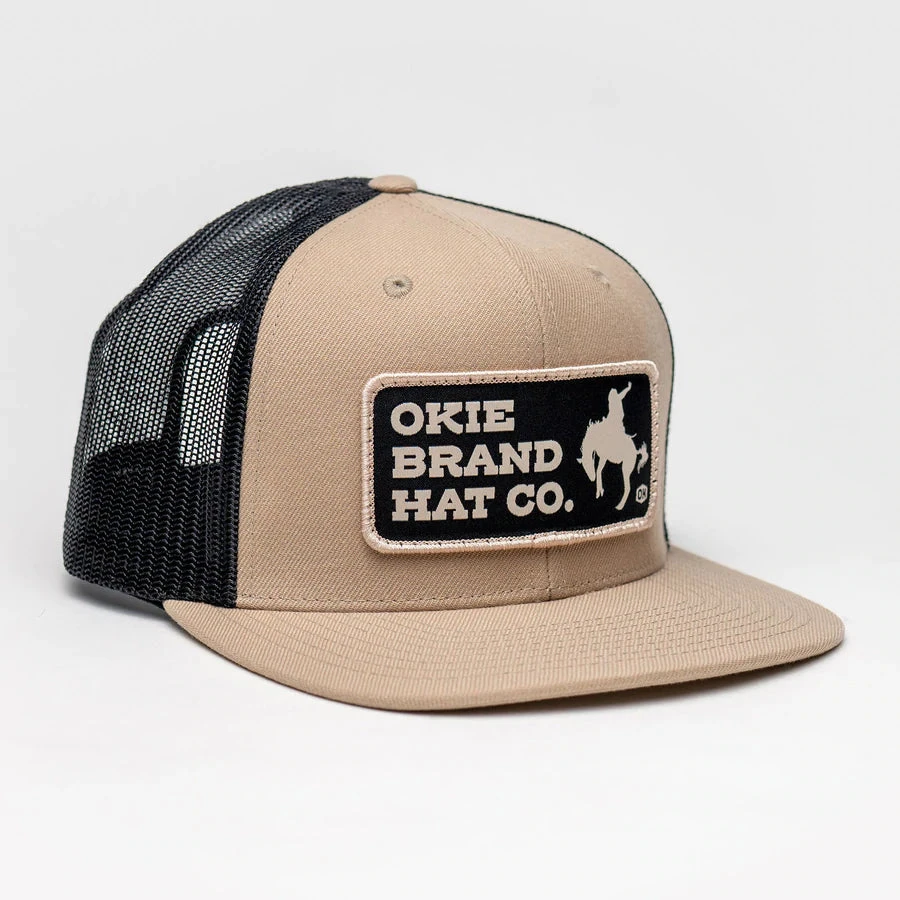 The Okie Brand Hat, Bronc, Tan & Black (Special Order Available) 3 The Okie Brand Hat, Bronc, Tan & Black (Special Order Available)