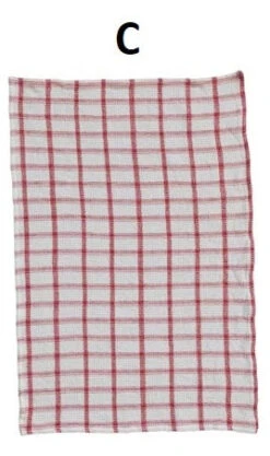 Christmas Kitchen Tea Towel With Stripes/Grid Pattern Style Options, 3 Style Options -Christmas Decoration C 9d7820e3 abdb 435b b179 611c51ffb16a