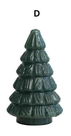 Embossed Glass Tree, 2 Color Options -Christmas Decoration D 534e88d9 5bc6 48c0 8ef8 e1330afcf602