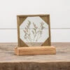 Pressed Flower Tabletop Frame With Stand -Christmas Decoration E217193 52390