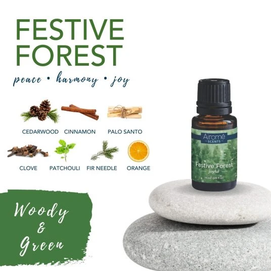Festive Forest Essential Oil Fragrance Blend 15 Ml By Airome' 3 Festive Forest Essential Oil Fragrance Blend 15 Ml By Airome'