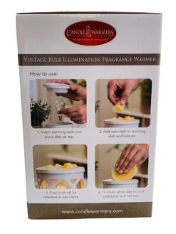 Candle Warmers Walnut & Rope Vintage Bulb Illumination Fragrance Warmer -Christmas Decoration EBWRP 6 50197.1692725689