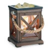 Candle Warmers Walnut & Rope Vintage Bulb Illumination Fragrance Warmer -Christmas Decoration EBWRP Main 67560.1692711814