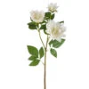 Real Touch Dahlia Spray, White -Christmas Decoration F4212833