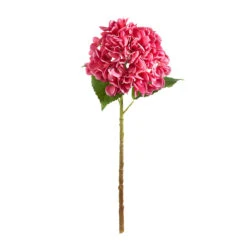 Real Touch Hydrangea Stem, Hot Pink
