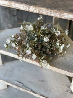 Chalice Blooms Half Sphere, Cream, 10"