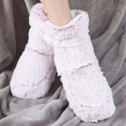 Warmies Plush Microwavable Lavender Scented Boots Lavender -Christmas Decoration FWBOOMP 7 65249.1693586538