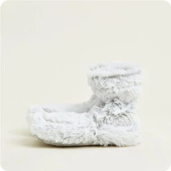 Warmies Plush Microwavable Lavender Scented Slippers Gray -Christmas Decoration FWSLIMG 2 73662.1693587528