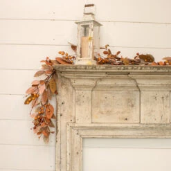 5' Fall Leaves & Berries Garland -Christmas Decoration G201597 4 90499