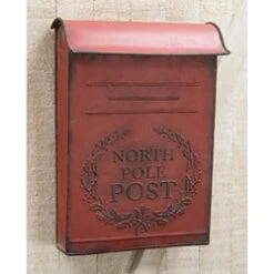 North Pole Red Mail Post Box