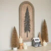 Framed Pine Tree Silhouette Sign (Pick Up Only) -Christmas Decoration H214060 1 29810