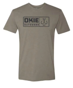 The Okie Brand T-Shirt, Hook Okie Outdoors, Multiple Size Options