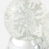 Revolving Christmas Snowflake Lighted Snow Water Globe -Christmas Decoration ItemNF0615 jpg