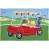 Jellybean Rug Golfing Around 21" X 33" Indoor/Outdoor