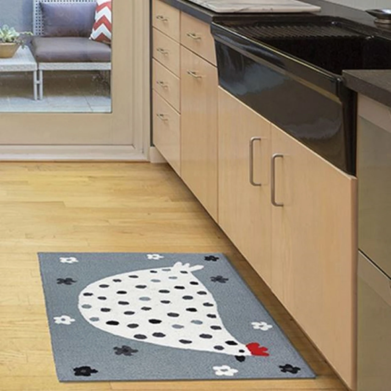 Jellybean Rug Cool Grey Chick 4 Jellybean Rug Cool Grey Chick - Image 2