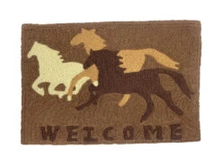 Jellybean Rug Welcome Horses 20x30