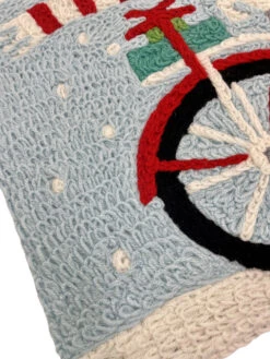 Jellybean Rug Holiday Biking -Christmas Decoration JBLCYF001 3 70596.1691696637