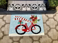 Jellybean Rug Holiday Biking -Christmas Decoration JBLCYF001 5 70730.1691696637