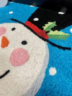 Jellybean Rug Holly Jolly Snowman 20" X 30" -Christmas Decoration JBLSFG054 3 55214.1649787960