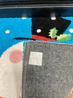 Jellybean Rug Holly Jolly Snowman 20" X 30" -Christmas Decoration JBLSFG054 5 50935.1649787965