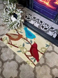 Jellybean Rug Birdsong -Christmas Decoration JBMC027 4 84048.1677871826