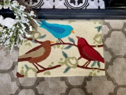 Jellybean Rug Birdsong -Christmas Decoration JBMC027 5 27721.1677871826
