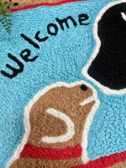 Jellybean Welcome Dogs Rug 21" X 33" 9 Jellybean Welcome Dogs Rug 21" X 33" -Christmas Decoration JBSE017 2 07311.1649790740