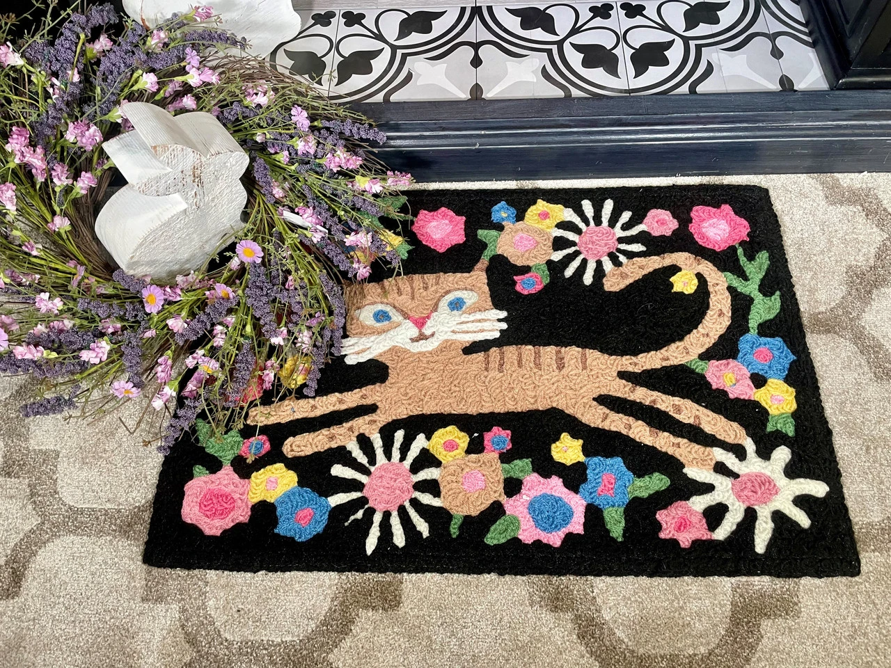Jellybean Rug Meow Kitty 20x30 4 Jellybean Rug Meow Kitty 20x30 - Image 2