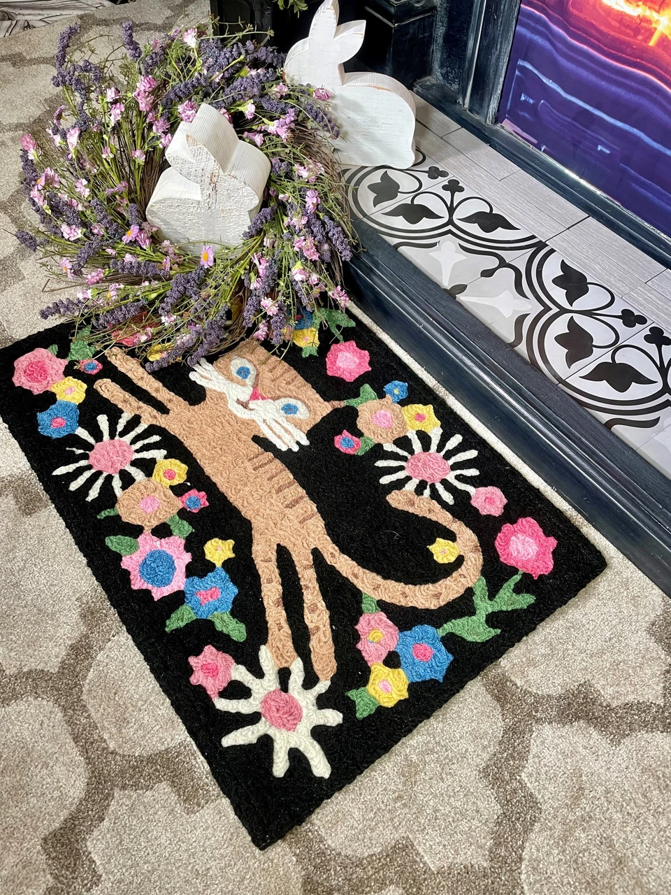 Jellybean Rug Meow Kitty 20x30 5 Jellybean Rug Meow Kitty 20x30 - Image 3